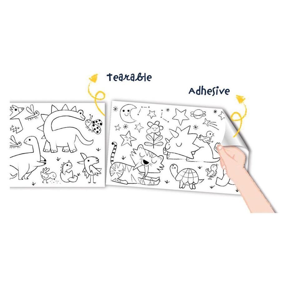 Zestaw do kolorowania- Świat dinozaurów