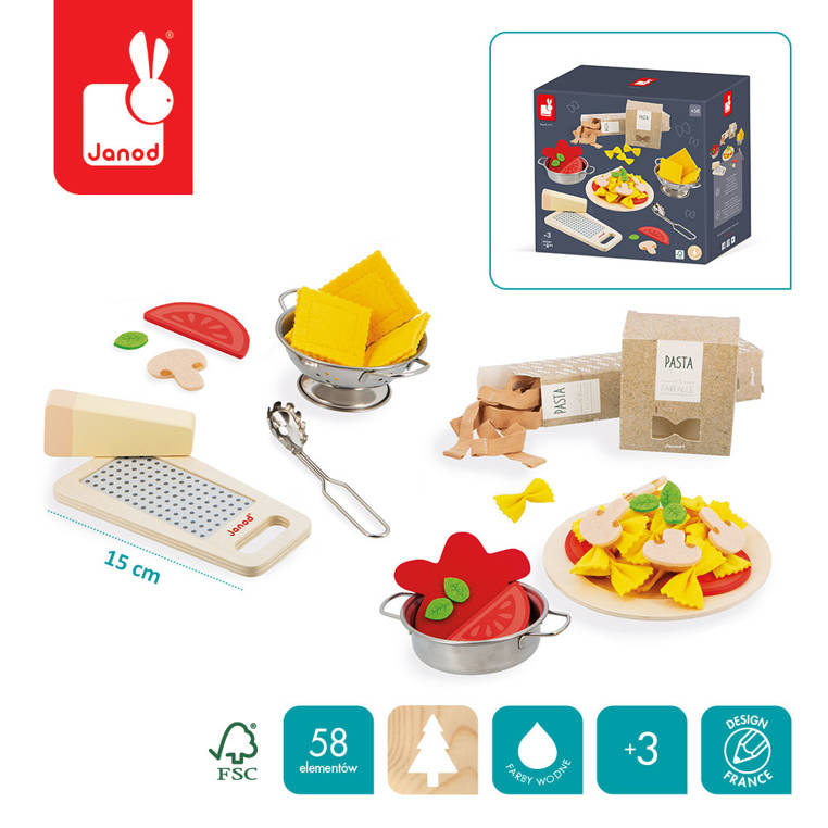 Filcowy zestaw makaronów