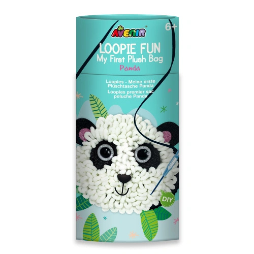 Moja pierwsza pluszowa torba panda - Zestaw do szycia Avenir