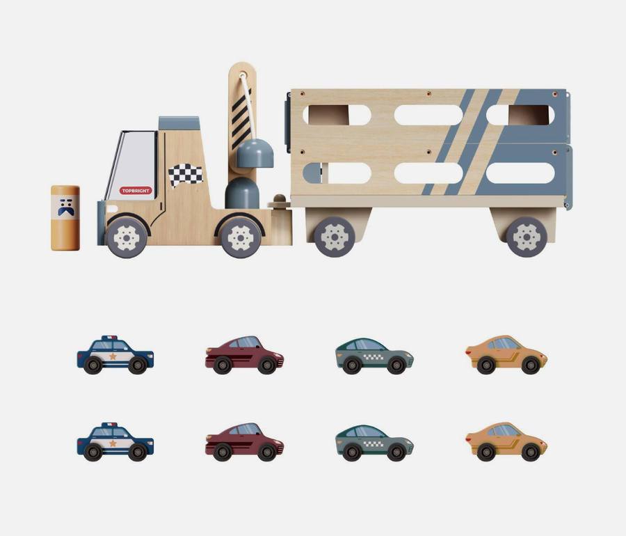 Transporter samochodów i tor wyścigowy 2w1, 36m+, Topbright