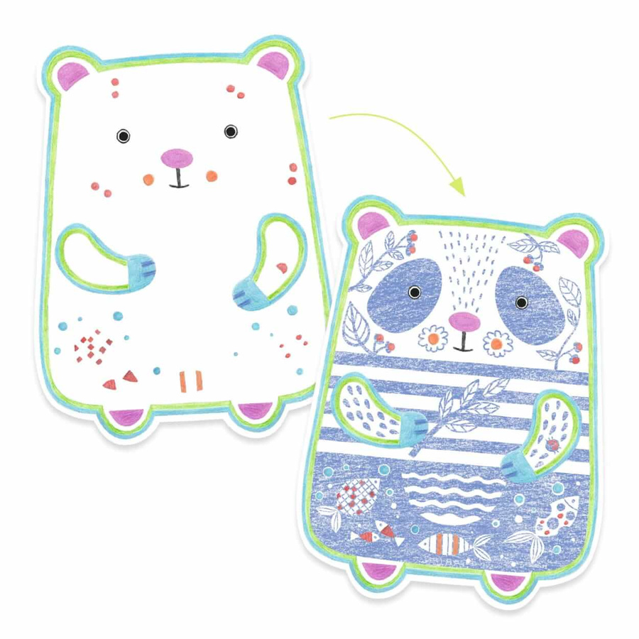 Magiczne kolorowanki, dzikie zwierzęta