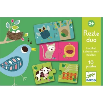 Puzzle duo ZWIERZĄTKA