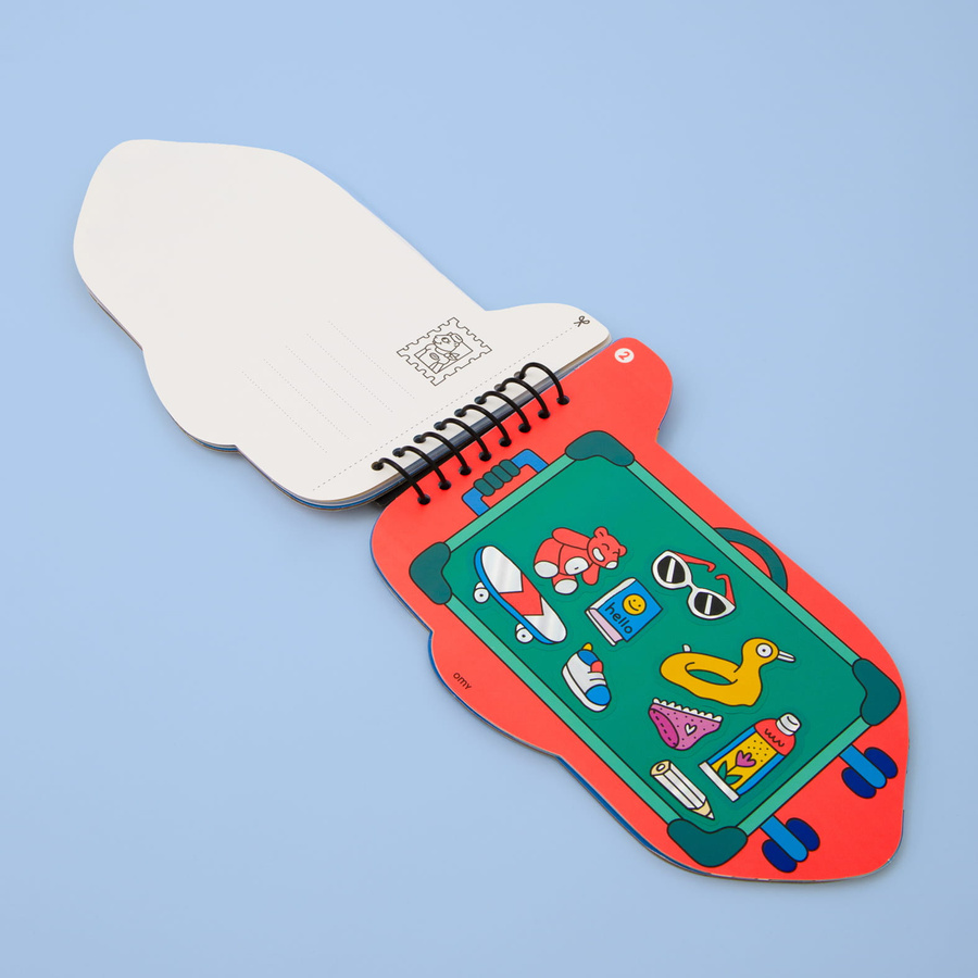 ZESZYT KREATYWNY Z NAKLEJKAMI - VROOM