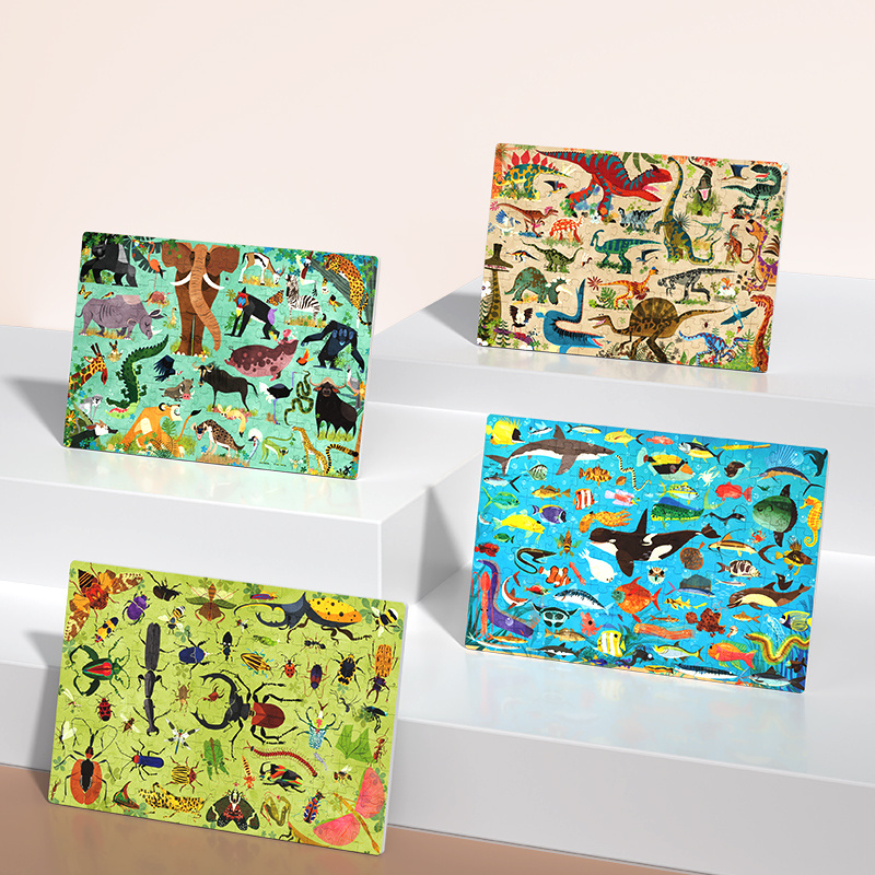 Puzzle uczmy się, owady świata