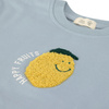 T-Shirt Jersey GOTS Lemon light blue - 110/116. 4-6 years - Lassig