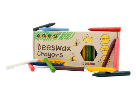 Madenka Classic, Kredki z wosku pszczelego 12 kolorów