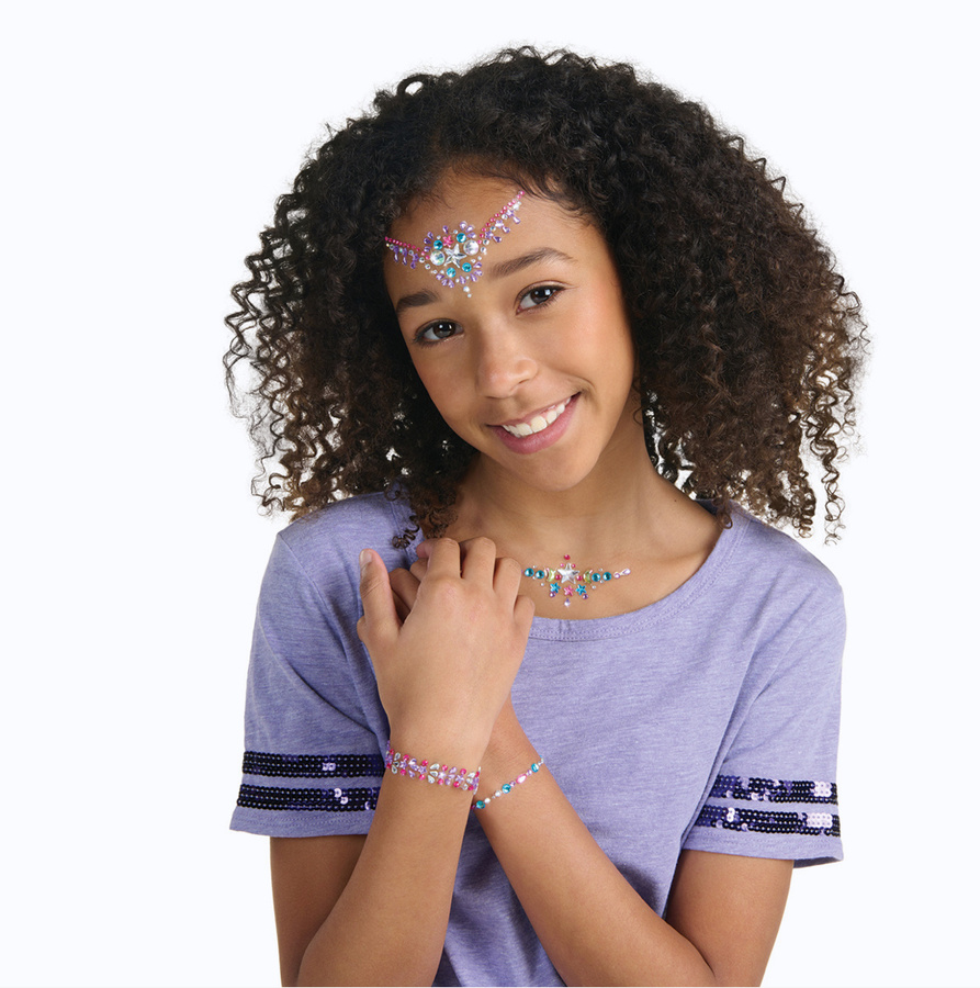 Kryształowe tatuaże samoprzylepne,