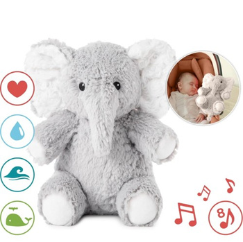 Szumiący słoń z pozytywką - Cloud b® Elliot Elephant™