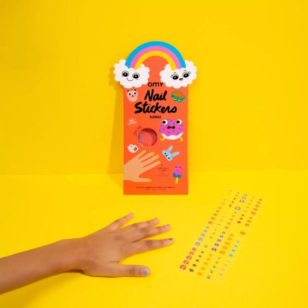 Naklejki na paznokcie dla dzieci, Kawaii  200 szt.