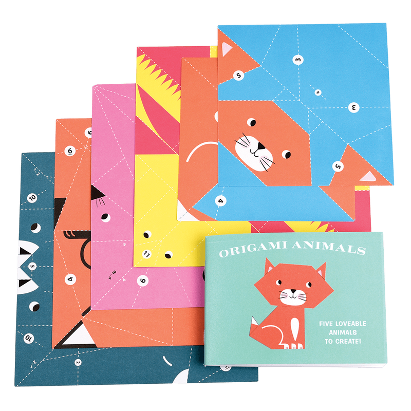 Papier dwustronny origami do tworzenia zwierząt