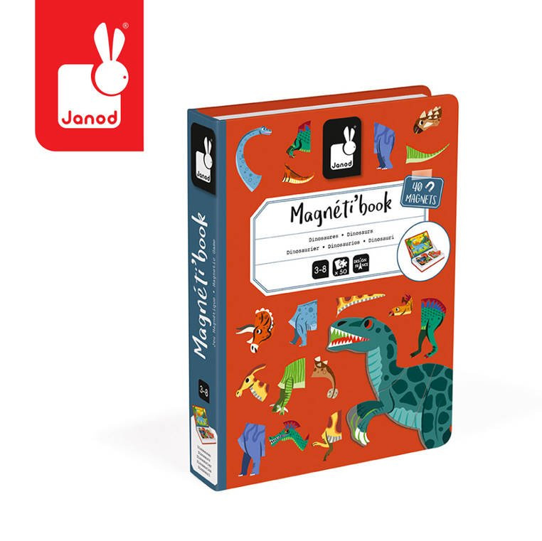 Magnetyczna układanka - dinozaury - MagnetikBook