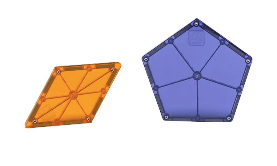 MAGNA-TILES® Zestaw do rozbudowy Polygons 8 el. 