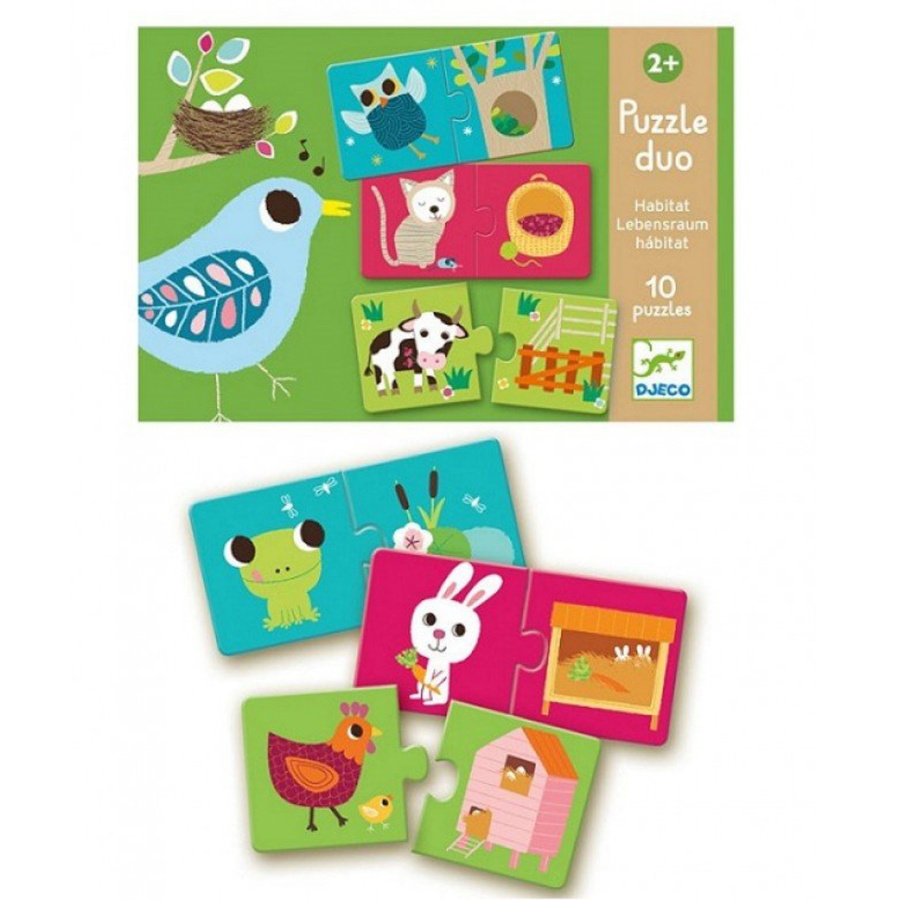 Puzzle duo ZWIERZĄTKA