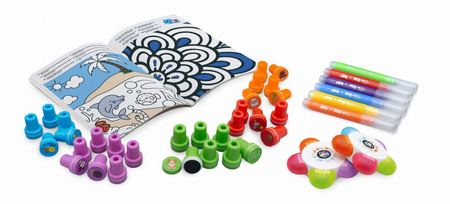 Zestaw artystyczny, PIECZĄTKI z książeczką aktywności 