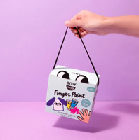 ZESTAW DO MALOWANIA PALCAMI Z FARTUSZKIEM