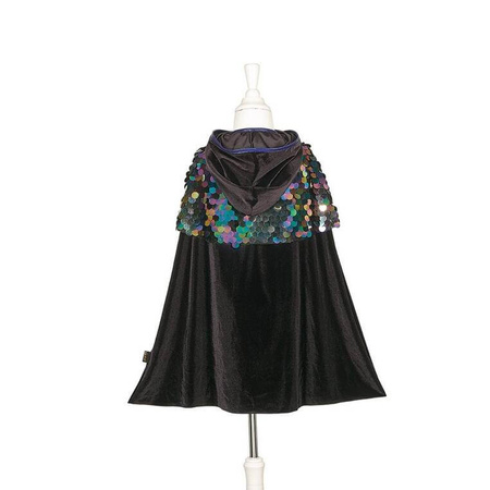 Peleryna z kapturem i cekinową narzutką kostium Bella 3-4 lata