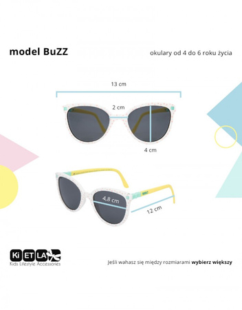 Okulary przeciwsłoneczne BuZZ 4-6 Kaki Ki ET LA