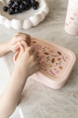 Lunchbox pojemnik silikon KIDZROOM Memories Flower