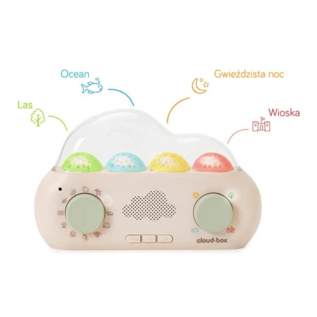 Muzyczny projektor z bajkami CloudBox, polsko - angielski