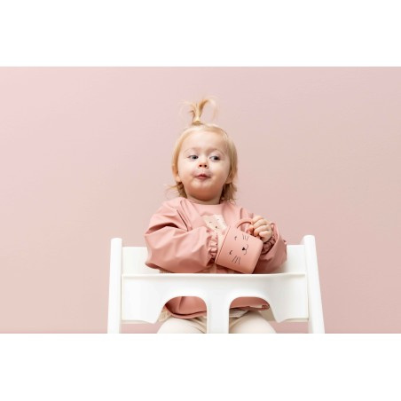 Wodoodporny Śliniak z Długimi Rękawkami - Kot