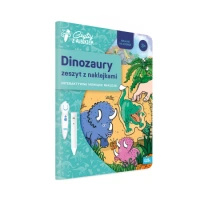 Zeszyt z naklejkami, dinozaury