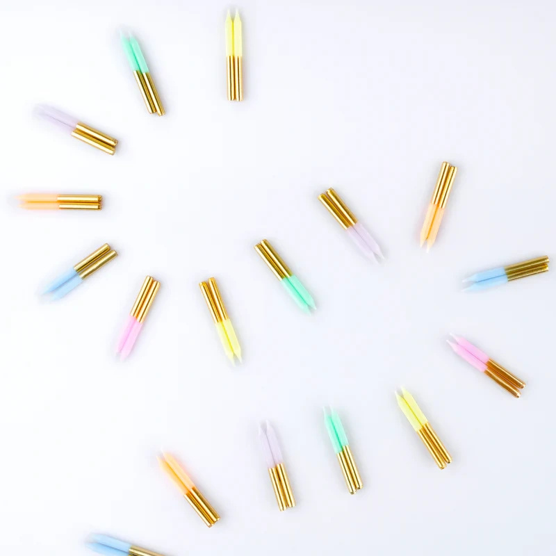 Meri Meri - Świeczki urodzinowe Mini 50 szt., pastelowe