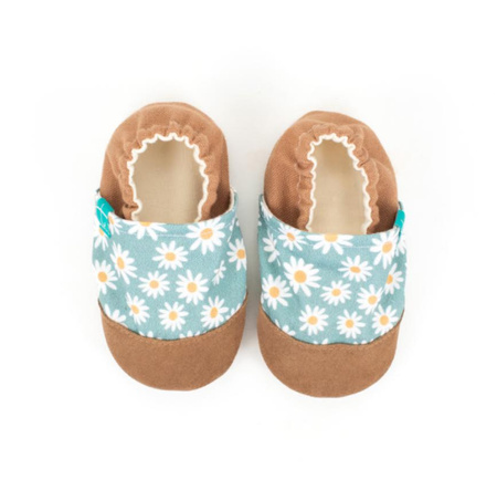 Kapcie dziecięce, rozmiar 24, kwiatki BLUE DAISY