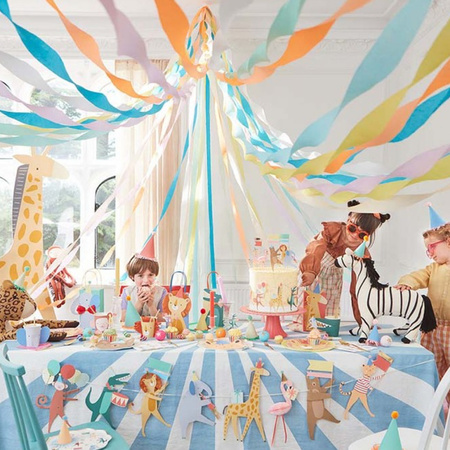 Meri Meri - Zestaw papierowych ozdób do babeczek i ciast - Animal Parade