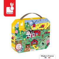 Farma, puzzle obserwacyjne w walizce, 24 elementów