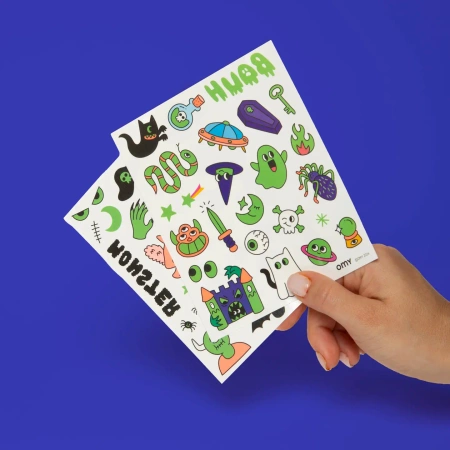 TATUAŻE DLA DZIECI 50 SZTUK - BOO!