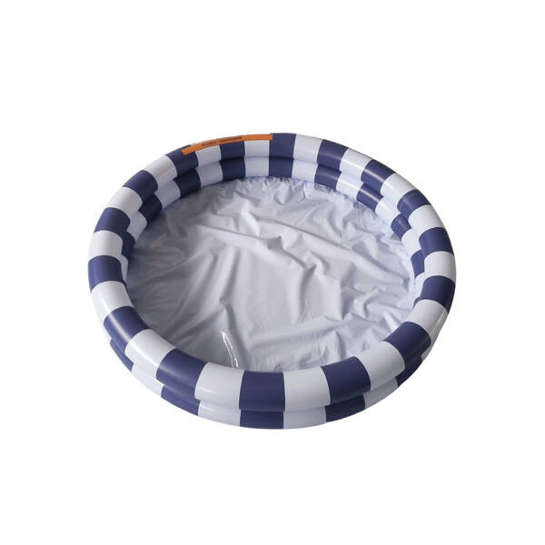 The Swim Essentials Basen kąpielowy 100 cm Blue White Stripes