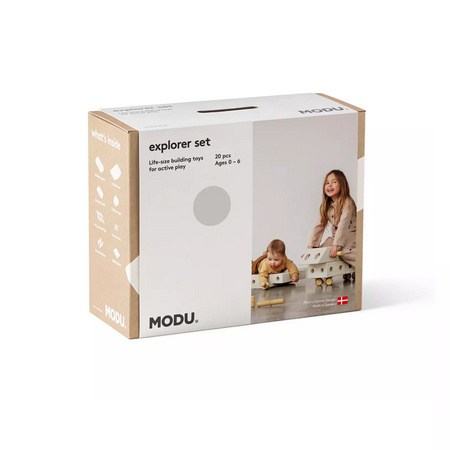 MODU ApS - Zestaw Explorer Set, Sand Grey