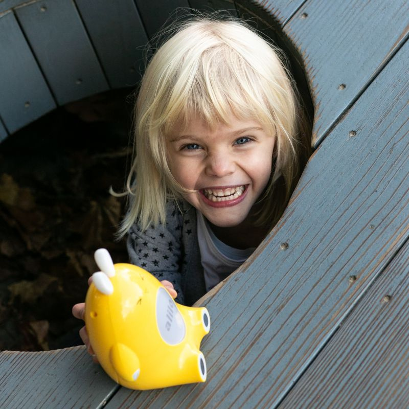 Alilo Happy Bunny P1, żółty