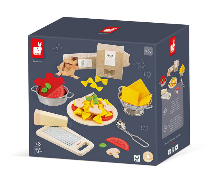 Filcowy zestaw makaronów