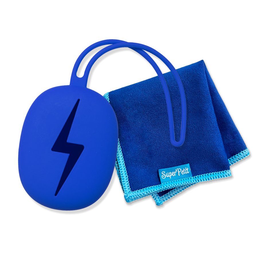 Super Petit Silikonowy uchwyt - niebieski