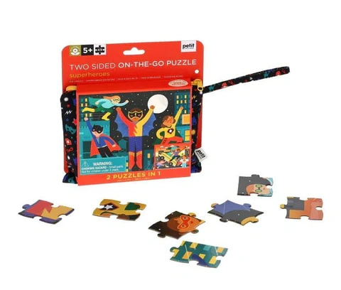 Dwustronne puzzle, superbohaterowie