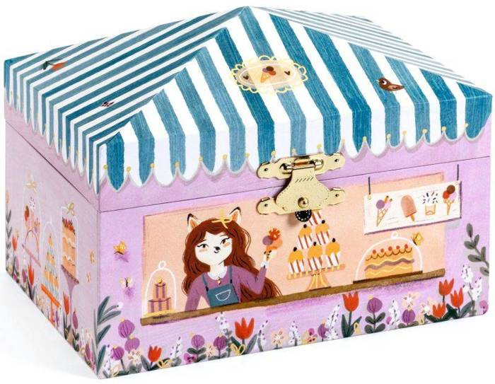 Szkatułka z pozytywką CUKIERNIA