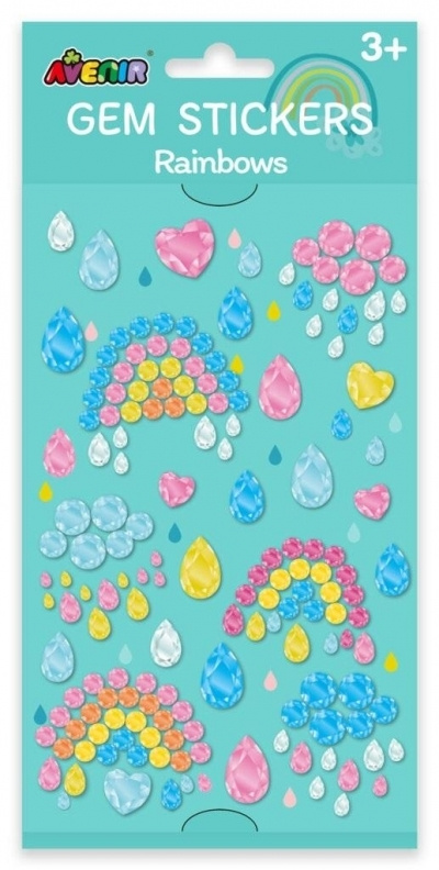 Naklejki klejnoty - Tęcza