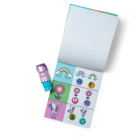 Sticker WOW Fioletowy jednorożec