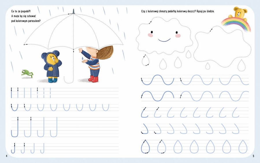 Zabawy z Felusiem i Guciem. Ćwiczymy wzory i szlac