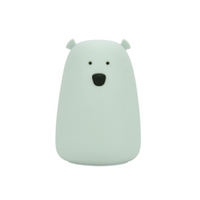 Miś, duża lampka silikonowa szałwiowa