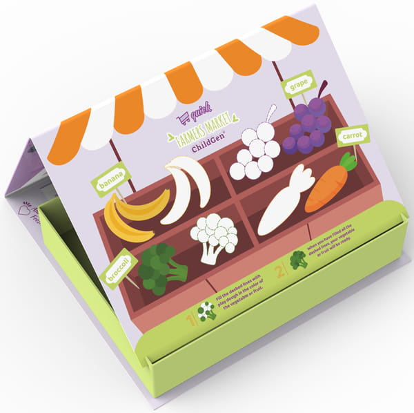 ChildGen, Zestaw kreatywny SKLEP, 100% naturalna ciastolina i akcesoria 