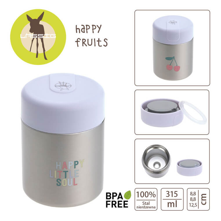 Lassig Pojemnik - termos obiadowy 315 ml Happy Fruits Cherry