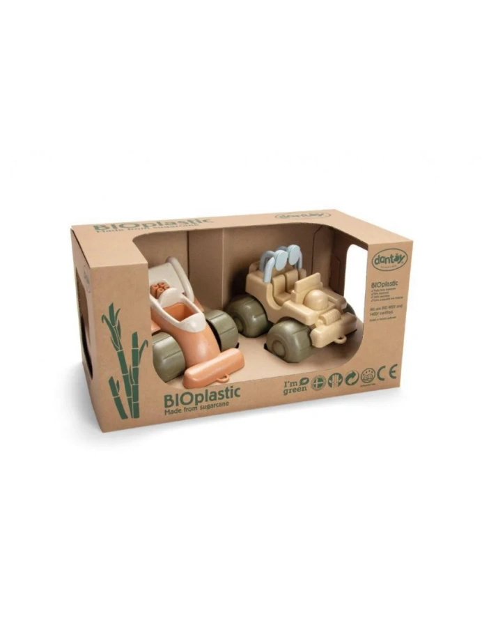 BIO pojazdy zestaw 2 szt jeep i racer