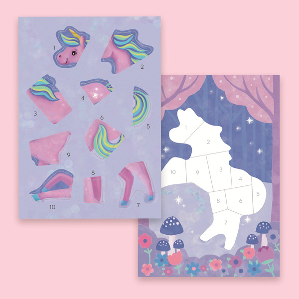 Tiger Tribe Wyklejanie po Numerach - Magiczny Ogród