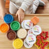 ChildGen, Naturalna ciastolina do zabawy, KOLORY PODSTAWOWE, eko-pack 6 szt. Re-Fill Play Dough