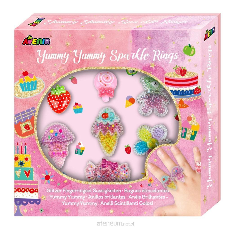 Błyszczące pierścionki - Smakołyki 7szt.