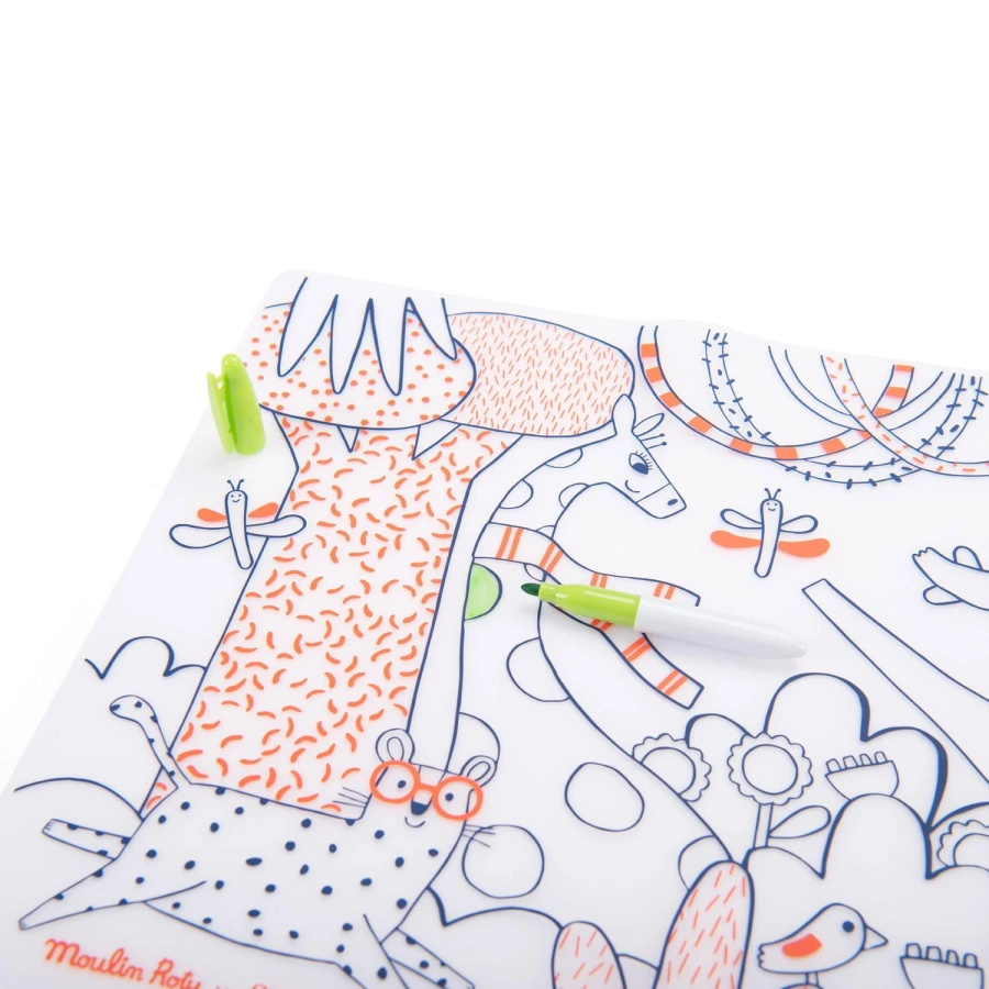 Silikonowa mata do kolorowania, Les Toupitis