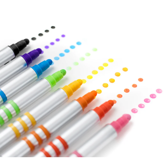 Tiger Tribe Dwustronne Markery Permanentne