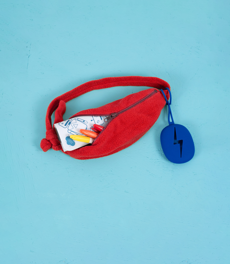 Super Petit Silikonowy uchwyt - czerwony